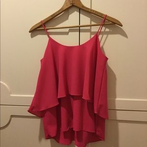 ON HOLD - Pink Layered Swing Top